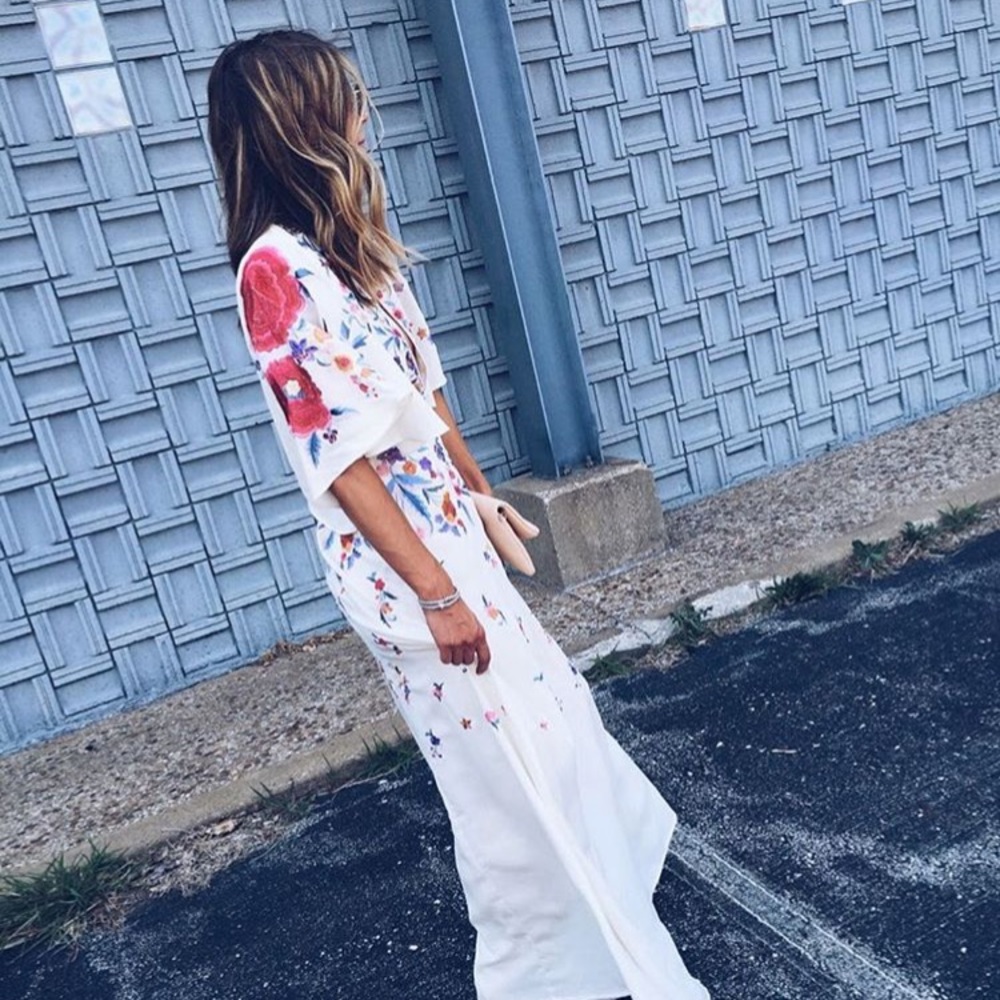 ASOS Maxi Embroidered Gown